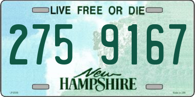NH license plate 2759167