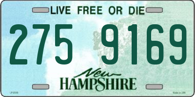 NH license plate 2759169