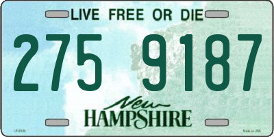 NH license plate 2759187