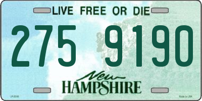 NH license plate 2759190