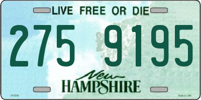 NH license plate 2759195