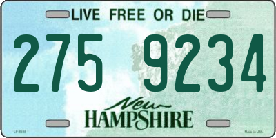 NH license plate 2759234