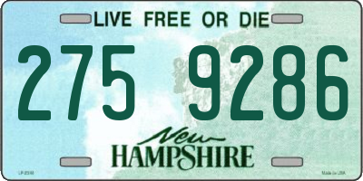 NH license plate 2759286