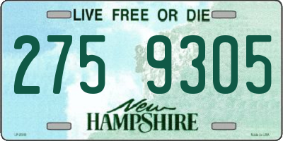NH license plate 2759305