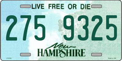 NH license plate 2759325