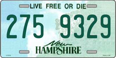 NH license plate 2759329