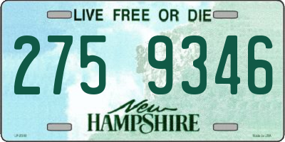 NH license plate 2759346
