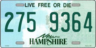 NH license plate 2759364