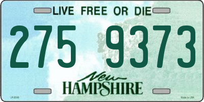 NH license plate 2759373