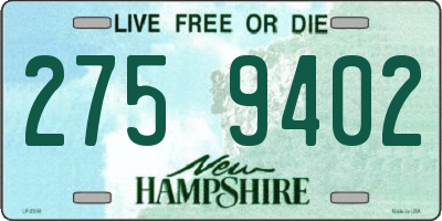 NH license plate 2759402