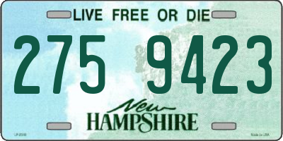 NH license plate 2759423