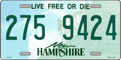 NH license plate 2759424