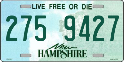 NH license plate 2759427