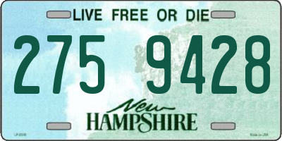 NH license plate 2759428