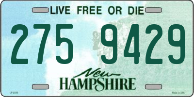 NH license plate 2759429