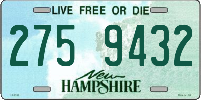 NH license plate 2759432