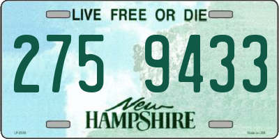 NH license plate 2759433