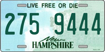 NH license plate 2759444