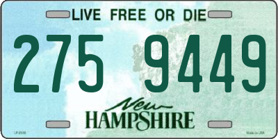 NH license plate 2759449