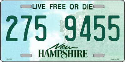 NH license plate 2759455