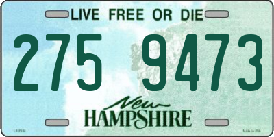 NH license plate 2759473