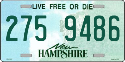 NH license plate 2759486