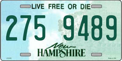 NH license plate 2759489