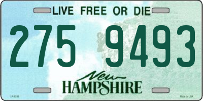 NH license plate 2759493