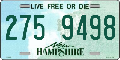 NH license plate 2759498