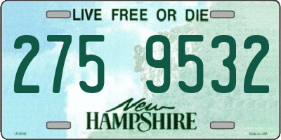 NH license plate 2759532