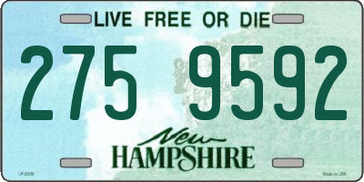 NH license plate 2759592