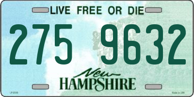 NH license plate 2759632