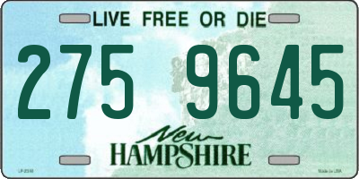 NH license plate 2759645