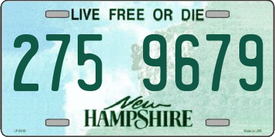 NH license plate 2759679