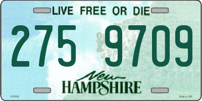 NH license plate 2759709