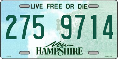 NH license plate 2759714
