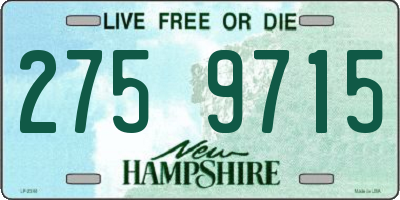 NH license plate 2759715