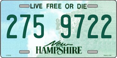 NH license plate 2759722