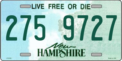 NH license plate 2759727