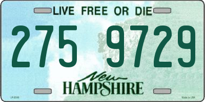 NH license plate 2759729