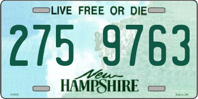 NH license plate 2759763