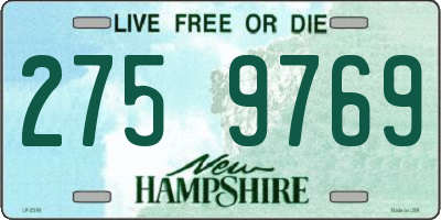 NH license plate 2759769