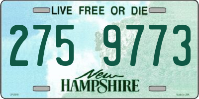 NH license plate 2759773