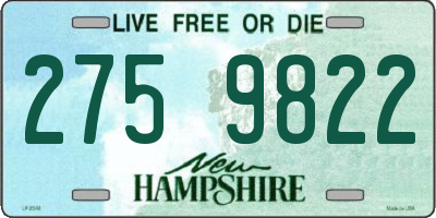 NH license plate 2759822