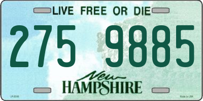 NH license plate 2759885