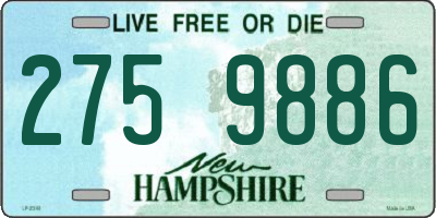 NH license plate 2759886