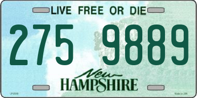 NH license plate 2759889