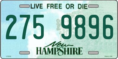 NH license plate 2759896