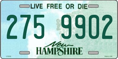 NH license plate 2759902
