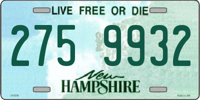 NH license plate 2759932